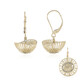 9K Zircon Gold Earrings (Ornaments by de Melo)