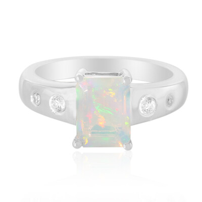 Welo Opal Silver Ring