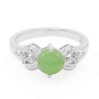 Imperial Chrysoprase Silver Ring