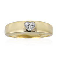 9K SI1 (G) Diamond Gold Ring