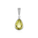 Lemon Quartz Silver Pendant