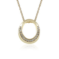 9K I2 (I) Diamond Gold Necklace (de Melo)