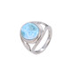 Larimar Silver Ring