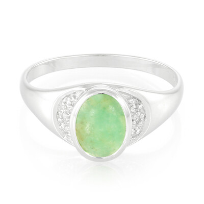 Imperial Chrysoprase Silver Ring