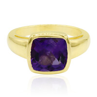 9K Uruguayan Amethyst Gold Ring