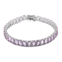 Bolivian Amethyst Silver Bracelet