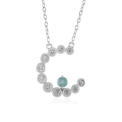 Grandidierite Silver Necklace