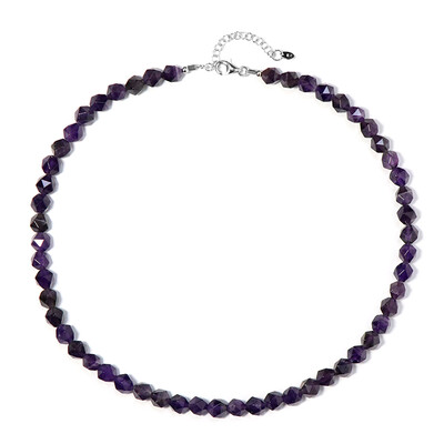 Amethyst Silver Necklace