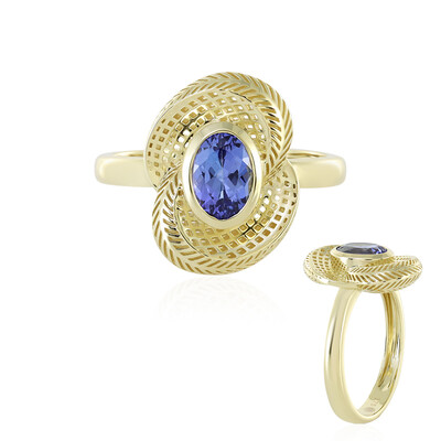 9K AAA Tanzanite Gold Ring (Ornaments by de Melo)