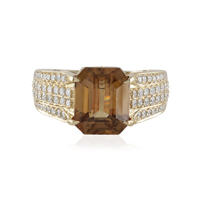 14K Canary Zircon Gold Ring (de Melo)