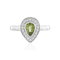 Peridot Silver Ring