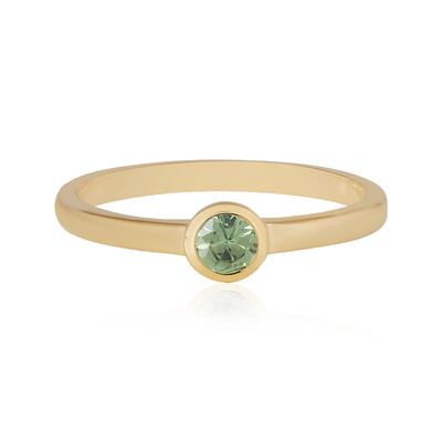 9K Demantoid Gold Ring