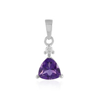 Amethyst Silver Pendant