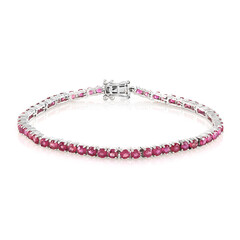 Madagascar Ruby Silver Bracelet