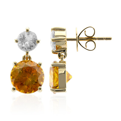 9K Spanish Sphalerite Gold Earrings