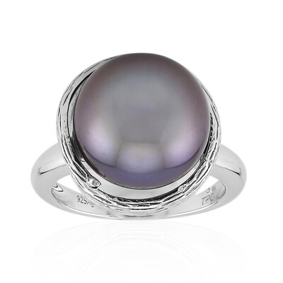 Tahitian Pearl Silver Ring (TPC)