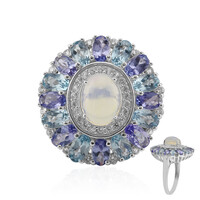 Welo Opal Silver Ring