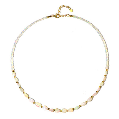 Welo Opal Silver Necklace