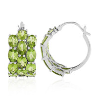 Arizona Peridot Silver Earrings