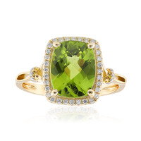 14K Dashihe Peridot Gold Ring (CIRARI)