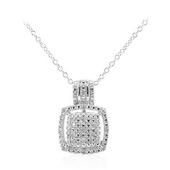 I3 (I) Diamond Silver Necklace