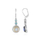 Blue Maniry Labradorite Silver Earrings (KM by Juwelo)