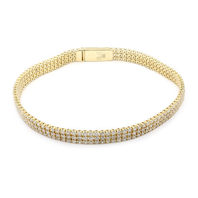 14K I1 (H) Diamond Gold Bracelet (CIRARI)