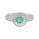 Zambian Emerald Platinum Ring (Ornaments by de Melo)