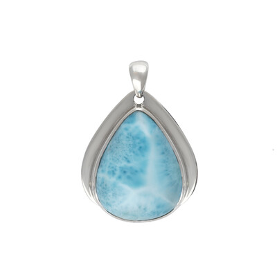 Larimar Silver Pendant