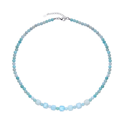 Amazonite Silver Necklace