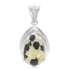 Dalmatian Jasper Silver Pendant