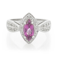 Grape Topaz Silver Ring