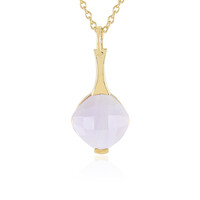 Rose de France Amethyst Silver Necklace