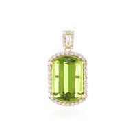 14K Peridot Gold Pendant (AMAYANI)