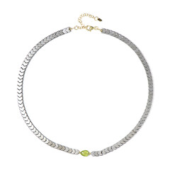 Peridot Silver Necklace