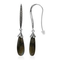 Labradorite Silver Earrings (Annette classic)