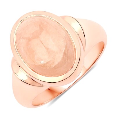 Morganite Silver Ring