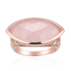 Rose Quartz Silver Ring