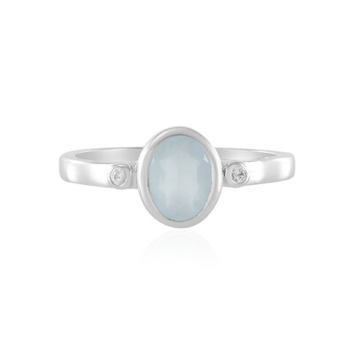 Brazilian Aquamarine Silver Ring