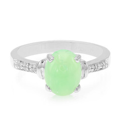 Imperial Chrysoprase Silver Ring