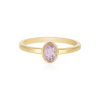 Kunzite Silver Ring