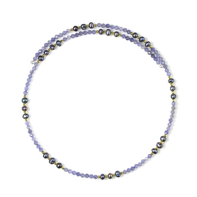 Tanzanite Steel Choker (Riya)