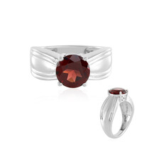 Mozambique Garnet Silver Ring