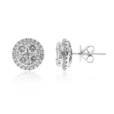 14K SI2 (H) Diamond Gold Earrings (CIRARI)