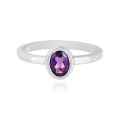 Siberian Amethyst Silver Ring