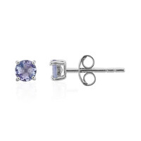 Tanzanite Silver Earrings