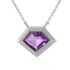 Amethyst Silver Necklace