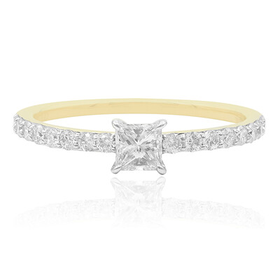 14K SI1 (G) Diamond Gold Ring (Annette)