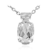 White Topaz Silver Necklace