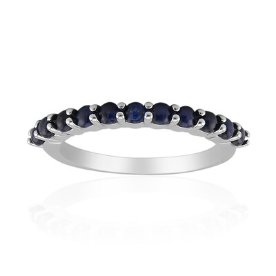 Blue Sapphire Silver Ring